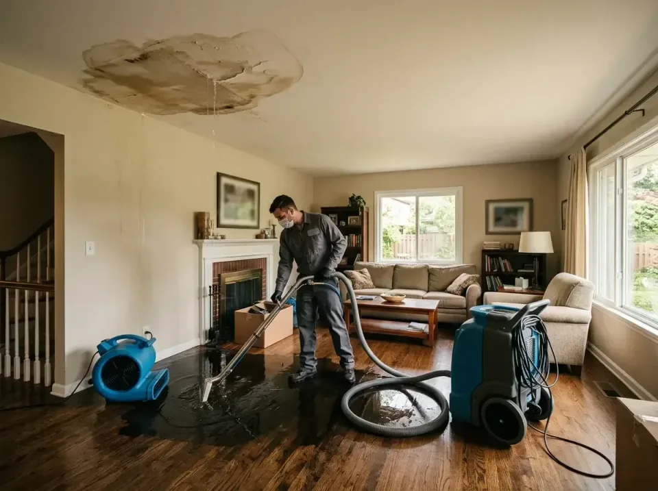 attic-pipe-burst-ceiling-drip-008 — frequently asked questions, Water Damage Restoration & Carpet Care in Bonney Lake, WA